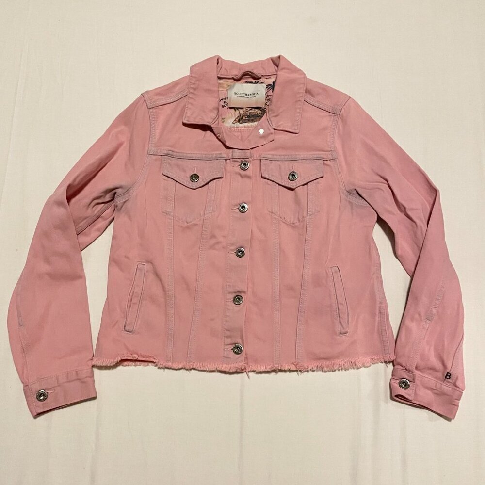 Scotch & Soda Button Up Denim Jean Jacket Womens Size XS